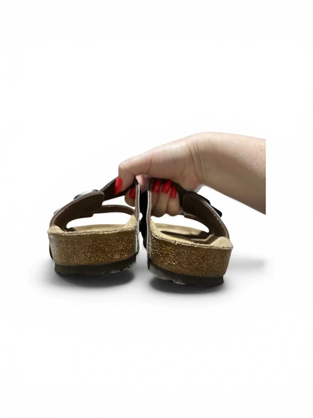 Birkenstock Arizona Dark Brown Birko-Flor Sandals EU 43 US 10-10.5 Germany VGUC